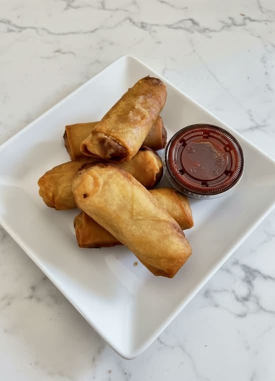 Steak and Cheese Spring Rolls.