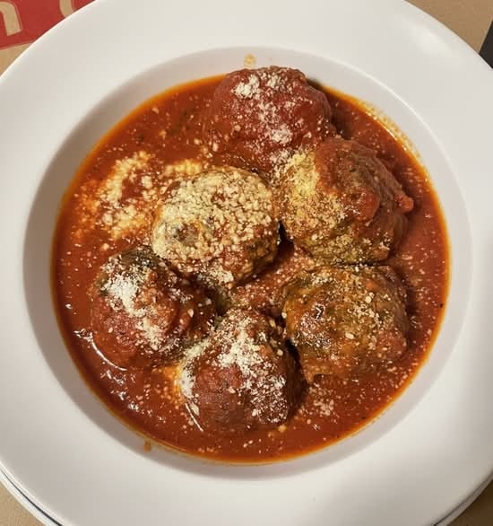 Meatballs Marinara.